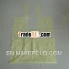 One time use disposable dimpled plastic apron