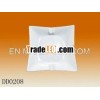 Custom logo square ashtray porcelain