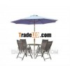 Wood Grain Patio Umbrella