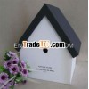 Luckywind vintage oblique roof wood birdcage birdhouse