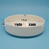 14cm pure white round porcelain ashtray-hotselling