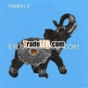 Polyresin elephant statues for home decoration