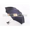 Sun Flower Black Curve Handle Umbrella 91CM