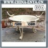 Metal Bird Feeder on stand,  Antique Bird Bath