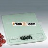 Portion Pro Durable Digital Kitchen Scale w/Tempered Glass Top - White