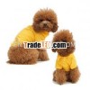 Pet Dog Polo Comfortable Pure Nacarat Color Polo T-shirts Pet Clothes Apparel