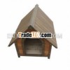 Modern wooden dog house