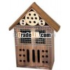 hanging wooden insect house bee house
