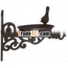ANTIQUE CAST IRON BIRD BATH