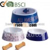 Melamine plastic pet bowl/ pet food bowl
