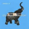 Resin elephant figurine for home decoration
