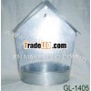 Galvanised Bird House Hanging, Metal Bird House, Bird House Handicraft, Garden Bird House