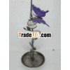 garden iron wire hanging butterfly bird feeder, bird bath