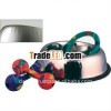 Belly shape dog bowl with finger design