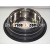 Antiskid dog bowl - colored dog bowl with broad midrib
