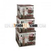 On stock low MOQ decorative storage boxes