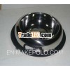 dog bowl belly shape with handle grip- / pet dog bowl- belly shape -antiskid-steel dog bowl