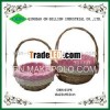 Mini wicker round gift basket