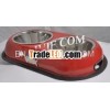 Box Shape double diner with fish badge
