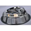 Anti skid and anti spill dog feeding bowl with removable cover