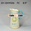 Ceramic ocean series coffe pot with starfish