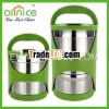 2&3 Layers Green Handle Keep Fresh steel tiffin box