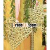 hanging heart shape garden decoration wicker decoration factory supply