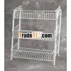 White metal Wire Counter Snack Rack