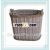 cheap oral wicer firewood basket wholesale