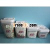 Plastic square sundries sealable can