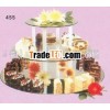3-layer fruit glass stand