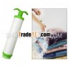 Vacuum storage bags and pumps