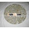 Aluminium Charger Plate with MOP,  Aluminium Round Plate & Dish