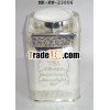 Brass Silver Finish Tea Container