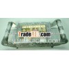 DryFruit Box Made of Wooden & Foil (Antique Silver)
