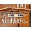 Glass Cup Wire Rack w/Chrome Finish