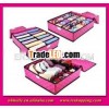 TV468B-012 to 015 High quality foldable decorative fabric non-woven storage box with lid