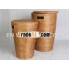 Round Rattan Laundry Hamper ND2367/2