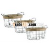 Iron & Jute Rope Basket