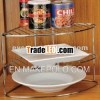 Chrome Plated Wire Kitchen Corner Shelf