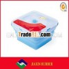 Food standard silicone collapsible travelling lunch box with lid
