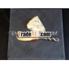 square shape black slate cheese platters