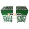 Wood painted Bin