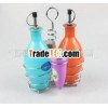 Glass oil bottle
