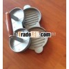 Aluminum double hamburger press