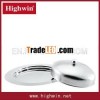 stainless steel Round Vase for fruits with lids