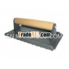 cast iron preseasoned meat press with wooden handle