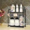 Two Layer Stainless Steel Bathroom Rack,