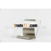 Hot sale stainless steel & glass cook book stand