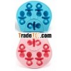 Wholesale various shaped Silicone ice cube tray
